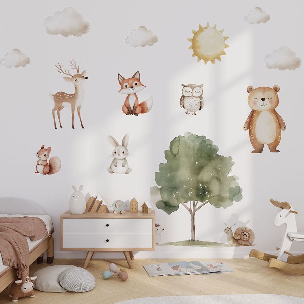 Waldtiere Wandtattoo #53