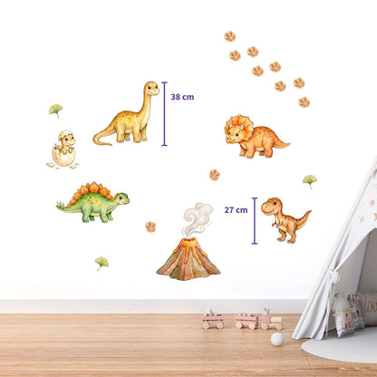 Kleine Dinos Wandtattoo #82