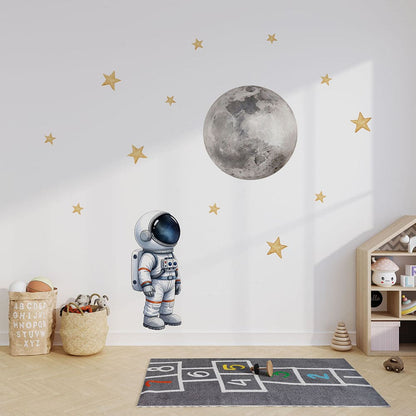Astronaut zum Mond Wandtattoo #25