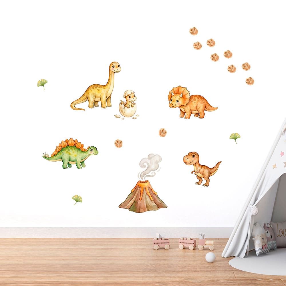 Kleine Dinos Wandtattoo #82