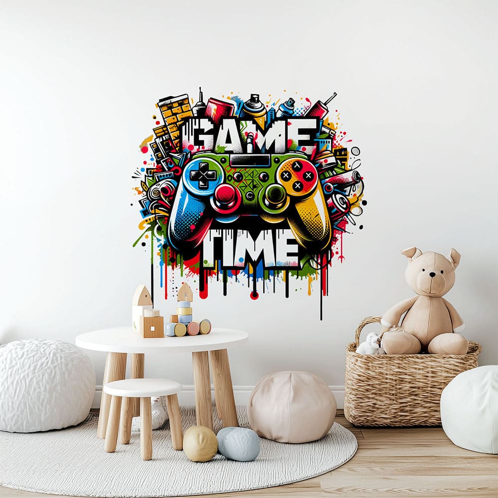Game Time Wandtattoo #37