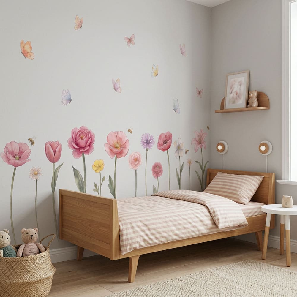 Blumen Wandtattoo #43