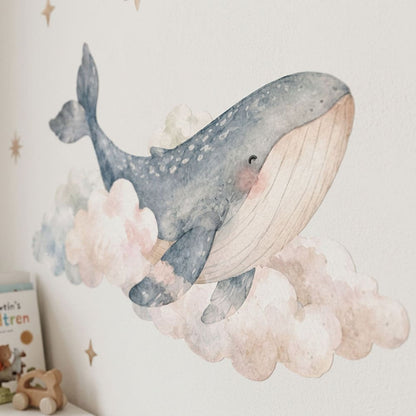 Fliegende Wale Wandtattoo #150