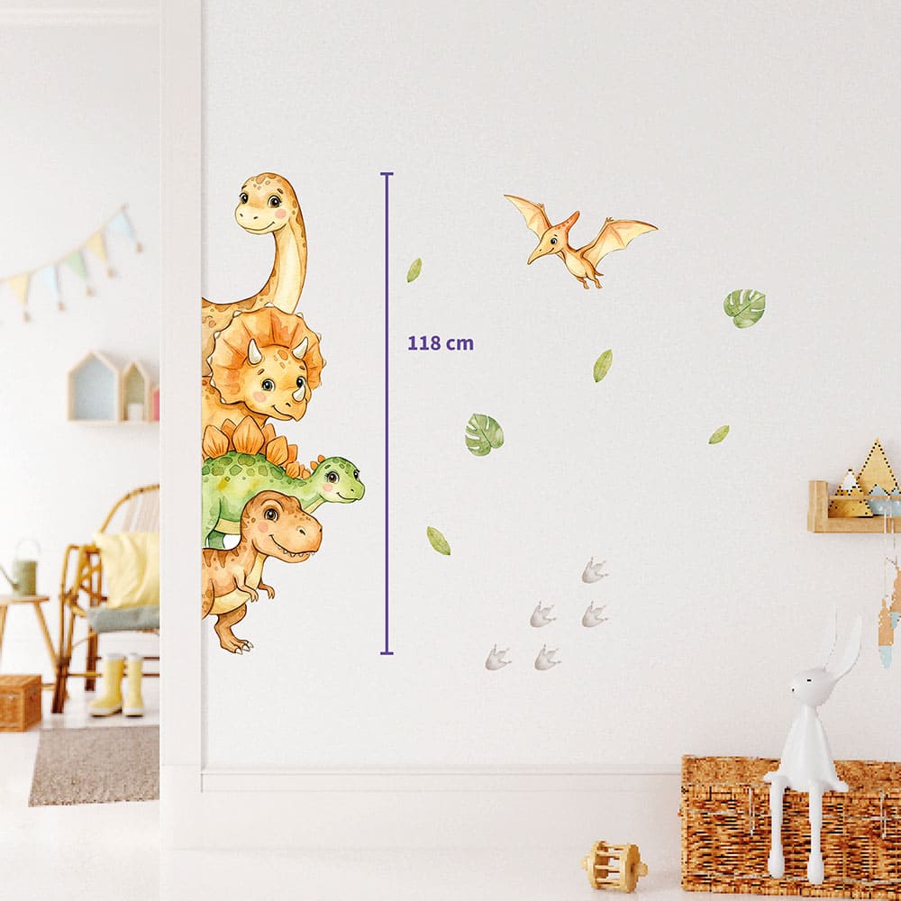 Kleine Dinos Wandtattoo #13