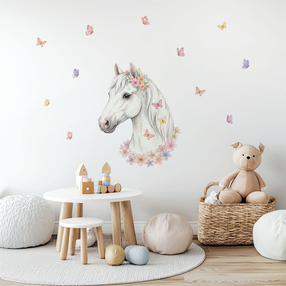 Pferd Wandtattoo Kinderzimmer #157
