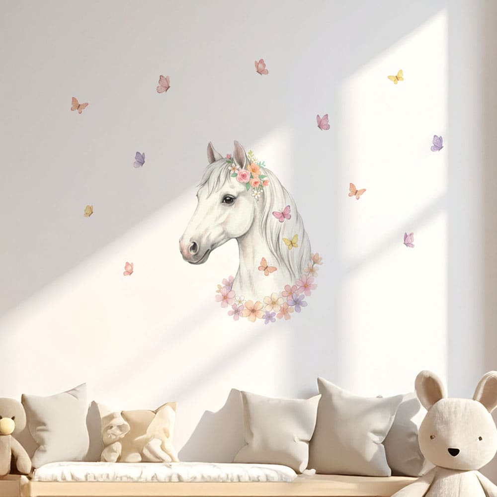 Pferd Wandtattoo Kinderzimmer #157