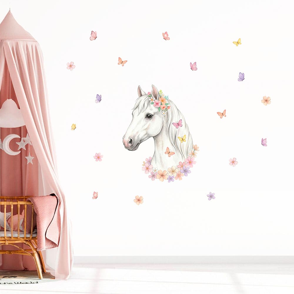 Pferd Wandtattoo Kinderzimmer #157