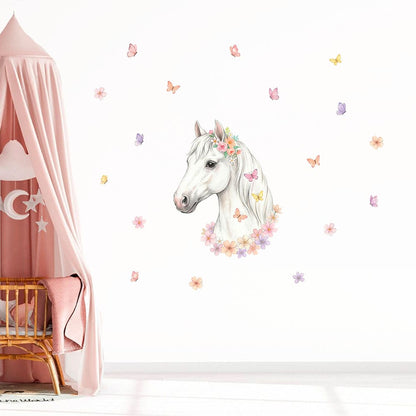 Pferd Wandtattoo Kinderzimmer #157