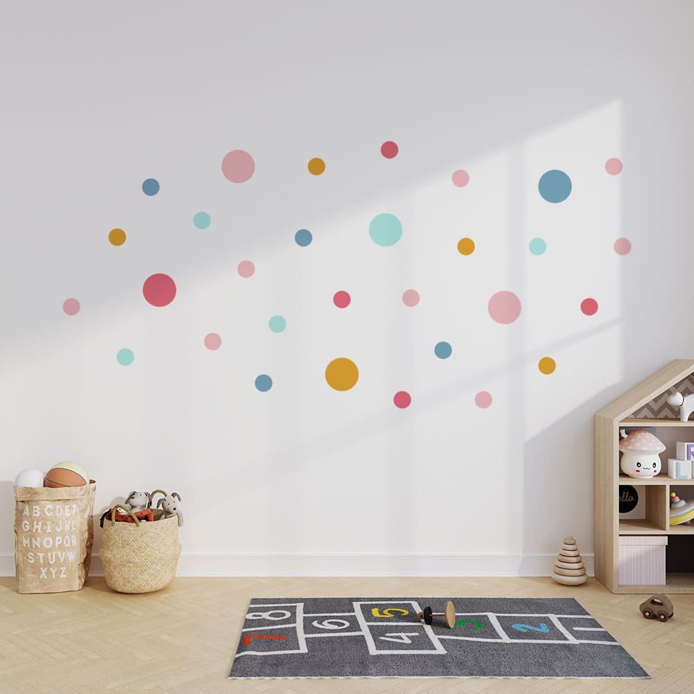 Kreise bunt Wandtattoo #83