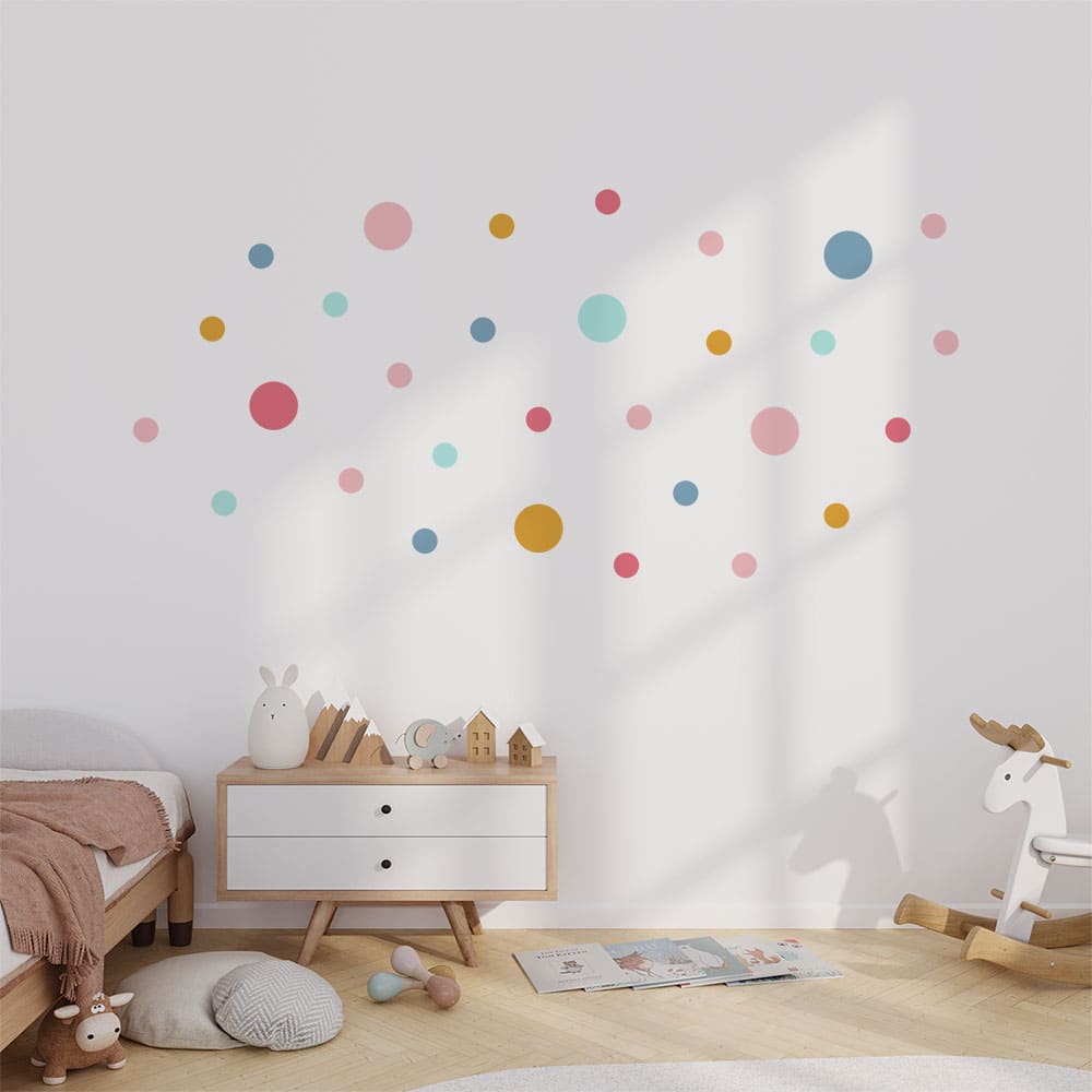 Kreise bunt Wandtattoo #83