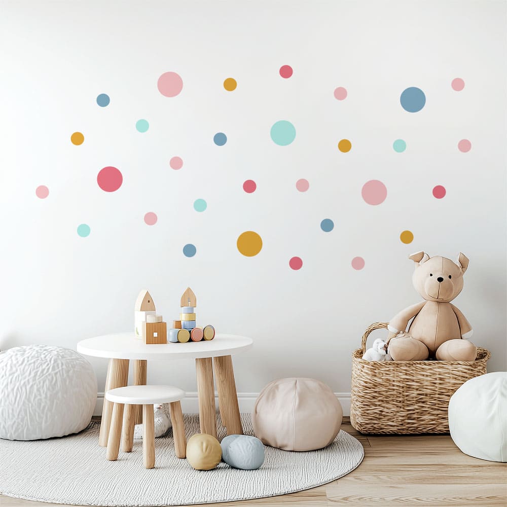 Kreise bunt Wandtattoo #83