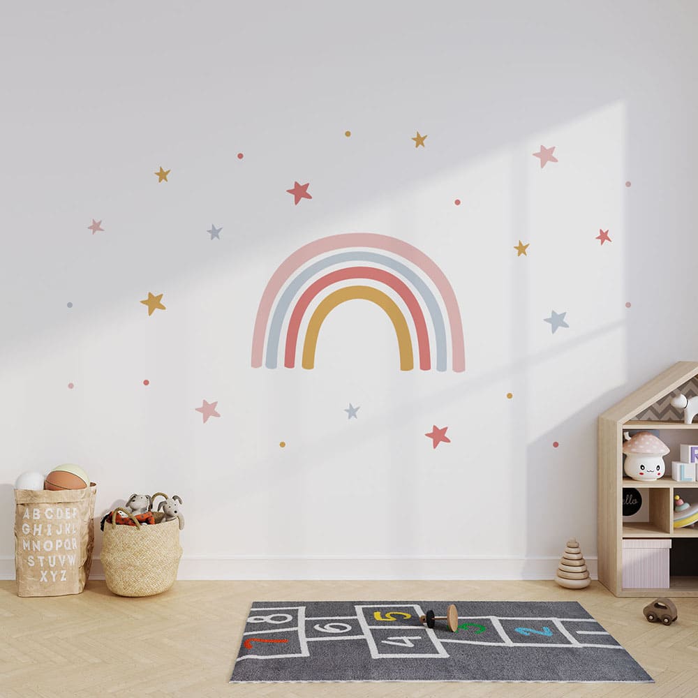 Regenbogen Wandtattoo #29