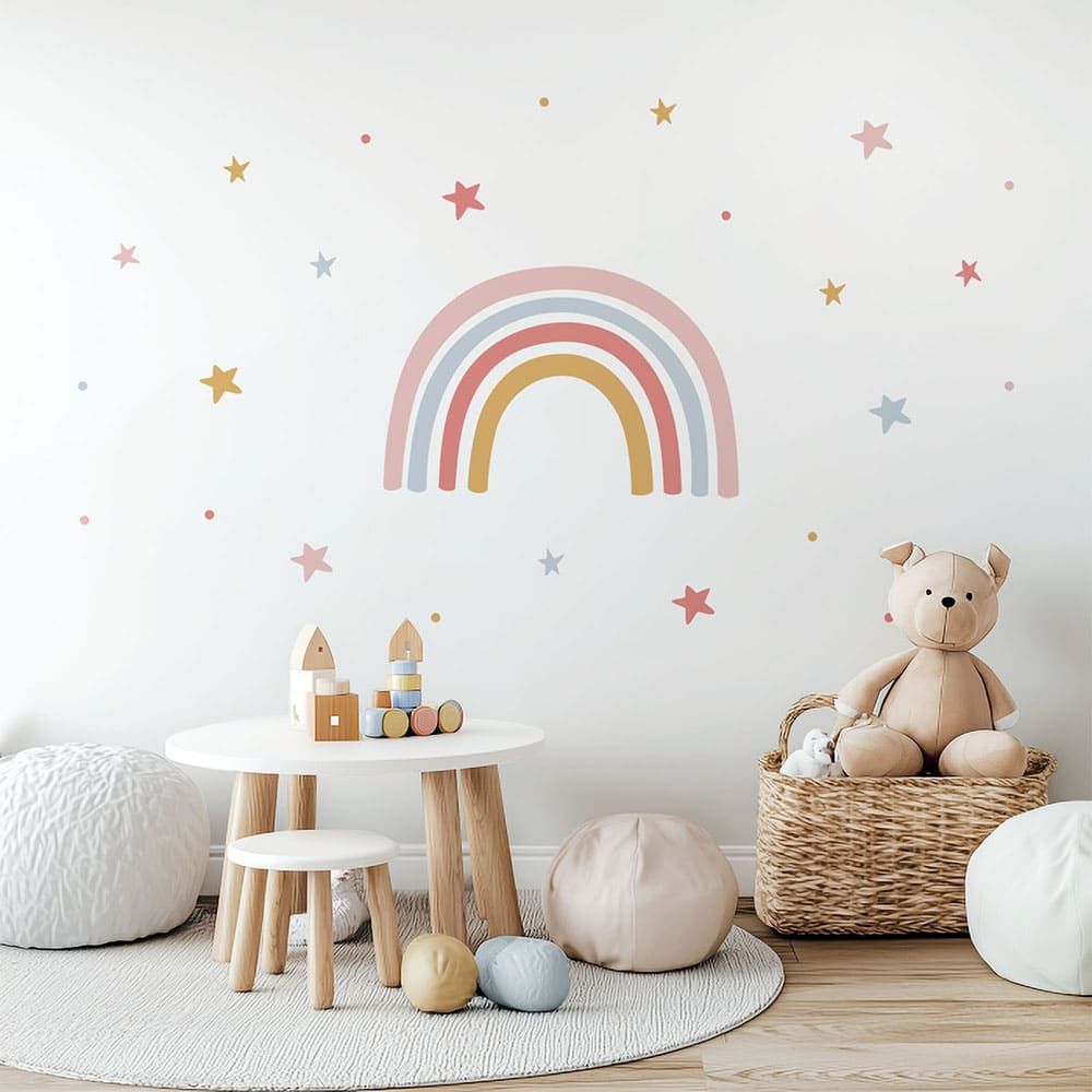 Regenbogen Wandtattoo #29
