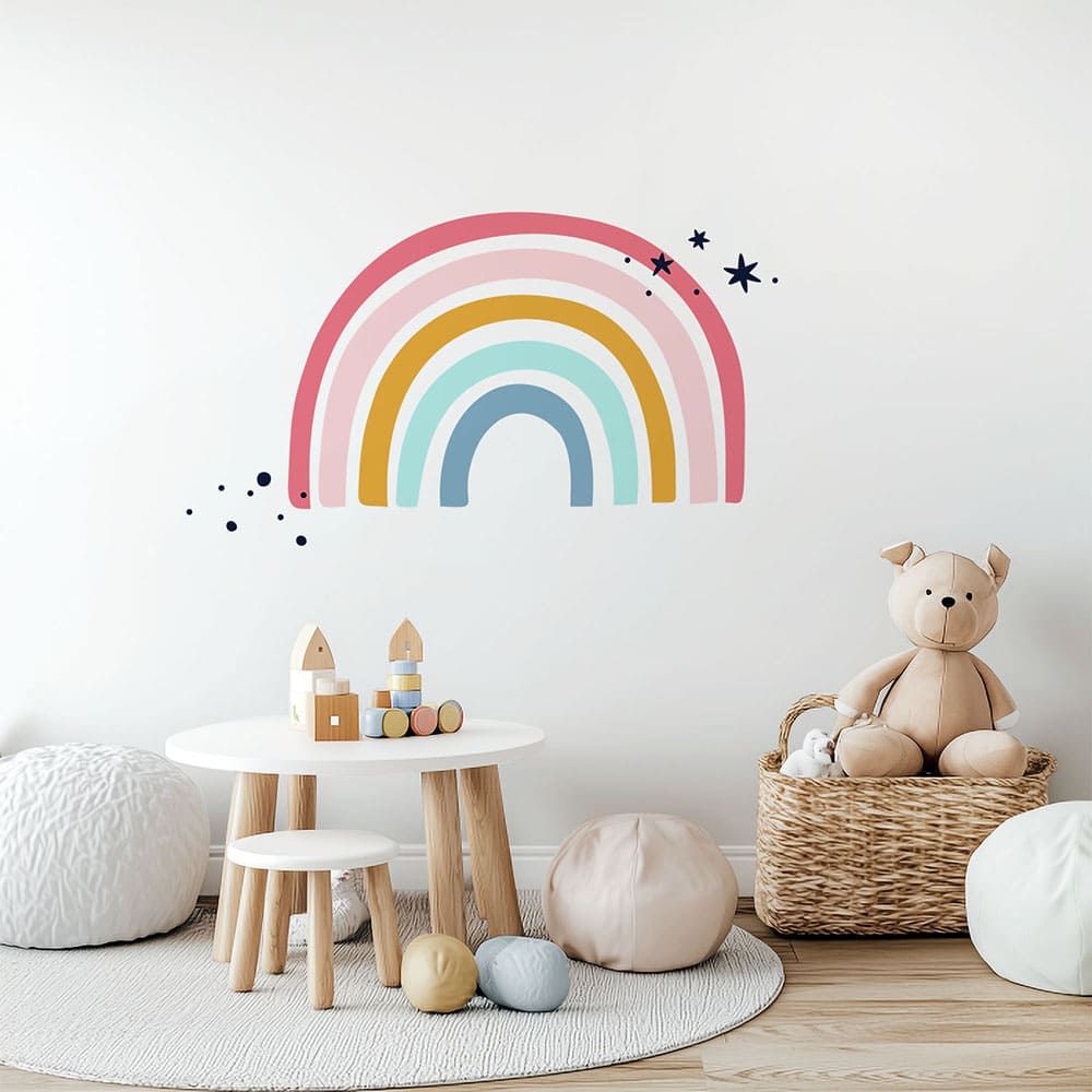 Regenbogen Wandtattoo #46