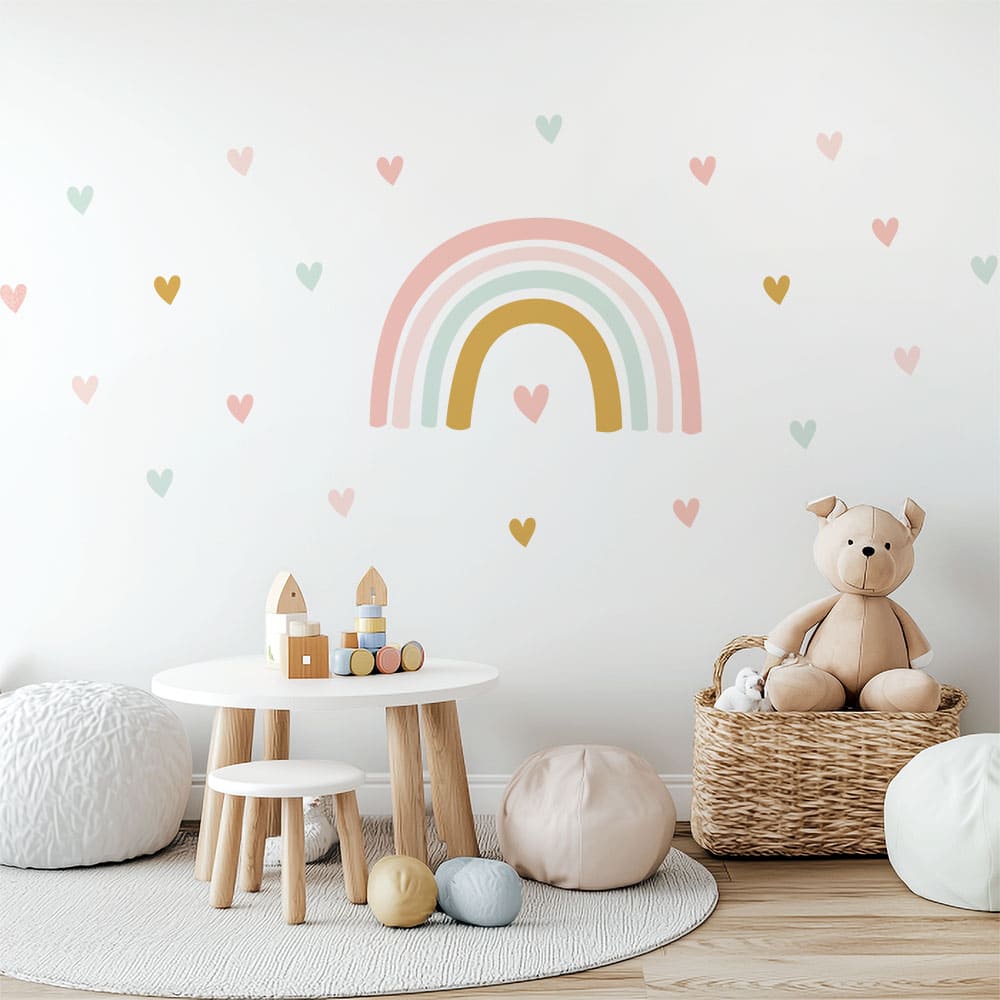 Regenbogen Wandtattoo #88