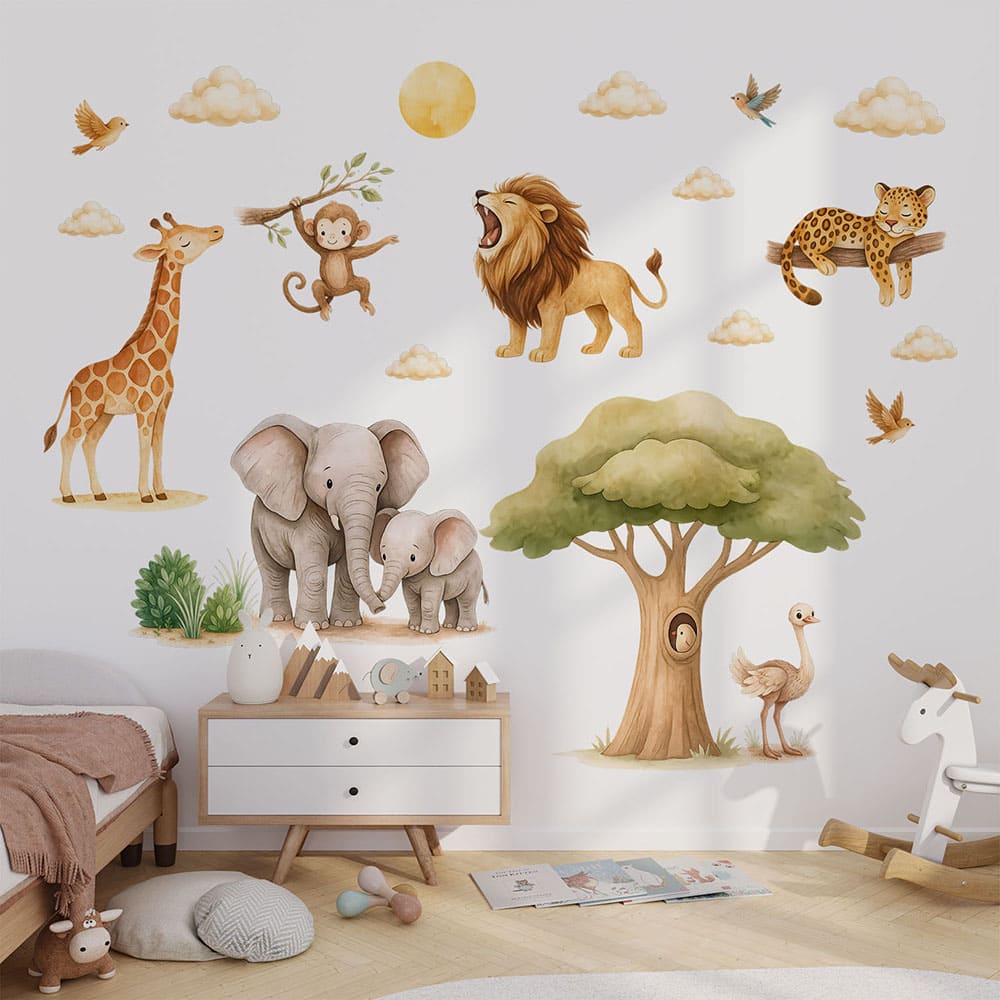 Dschungel Safari Wandtattoo #34