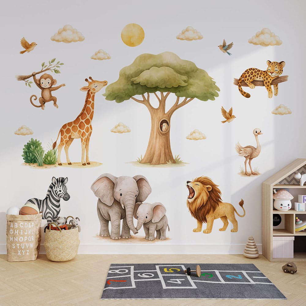 Dschungel Safari Wandtattoo #34