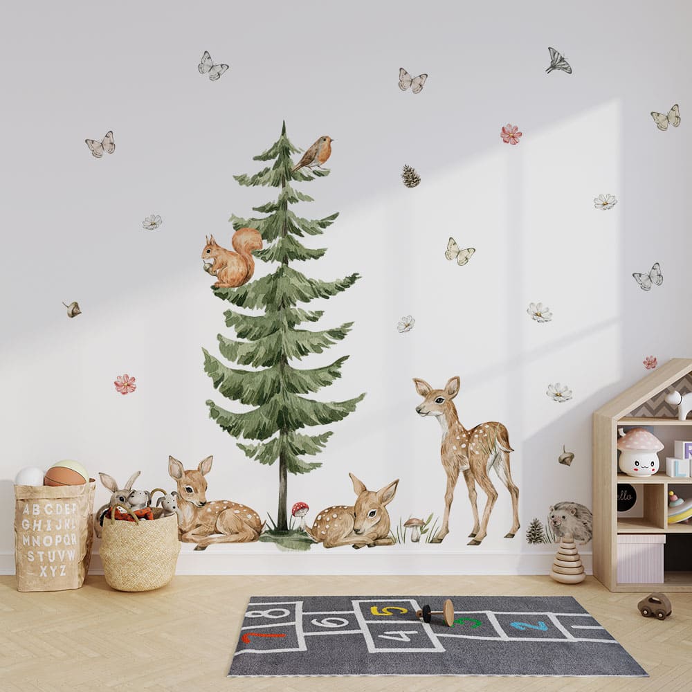 Waldtiere Rehkitze Wandtattoo #62