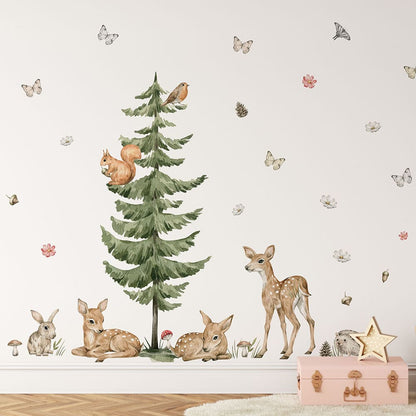 Waldtiere Rehkitze Wandtattoo #62