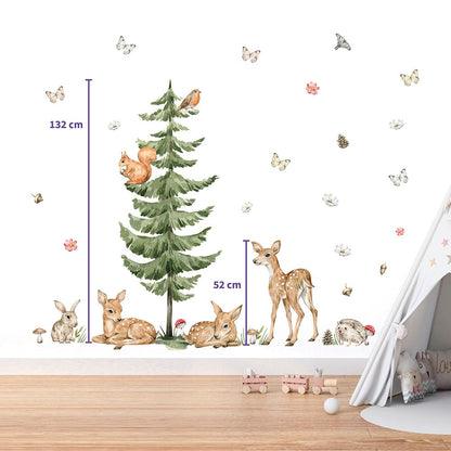 Waldtiere Rehkitze Wandtattoo #62