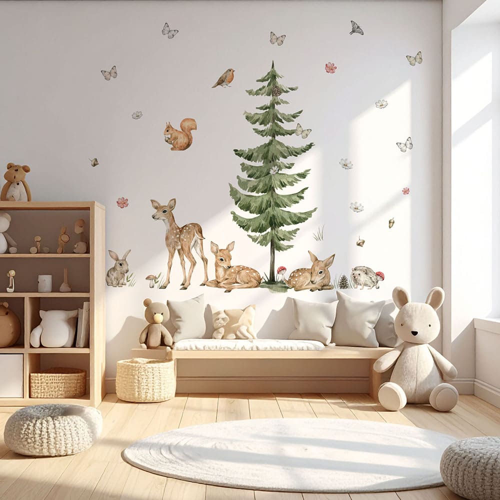 Waldtiere Rehkitze Wandtattoo #62