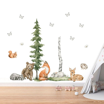 Kleine Waldtiere Wandtattoo #70