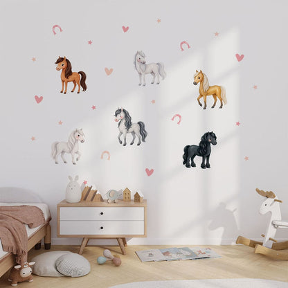 Pferde Wandtattoo #40