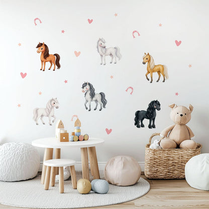 Pferde Wandtattoo #40