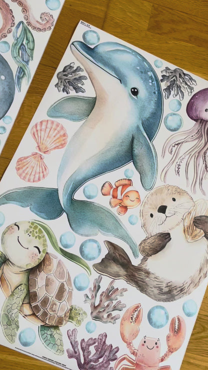 Wandtattoo Unterwasserfreunde #31