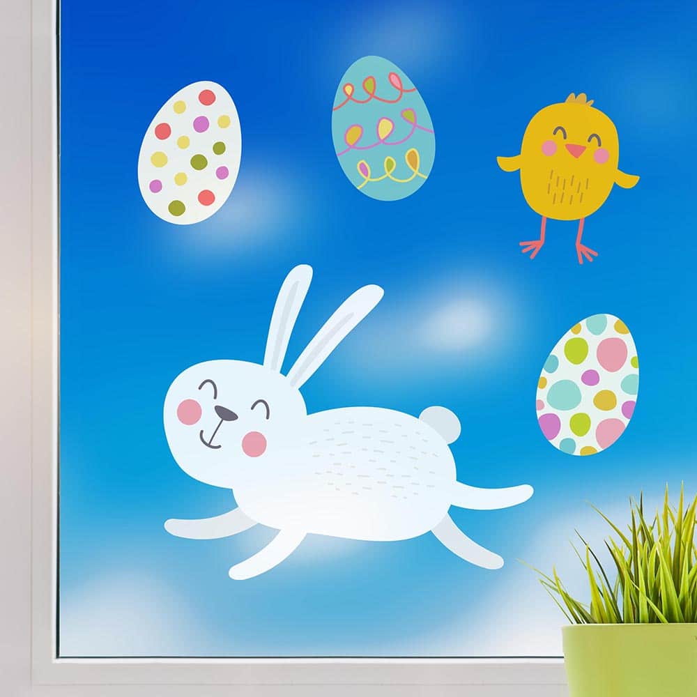 Fensterbild Osterhase