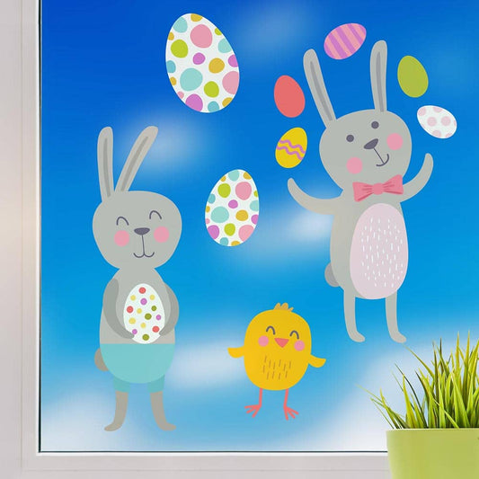 Fensterbild Osterhase