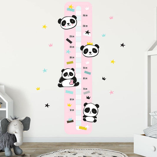 Messlatte Panda Kinderzimmer