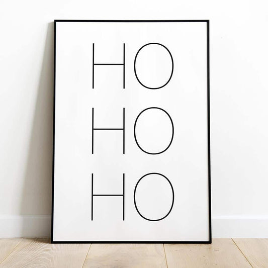 Weihnachtsposter Ho Ho Ho 6